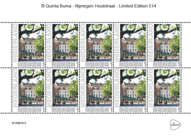 persoonlijke postzegel Nijmegen houstraat